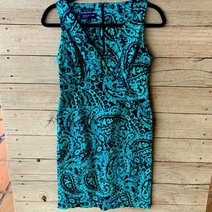 Jones New York Signature Paisley Dress Sz4